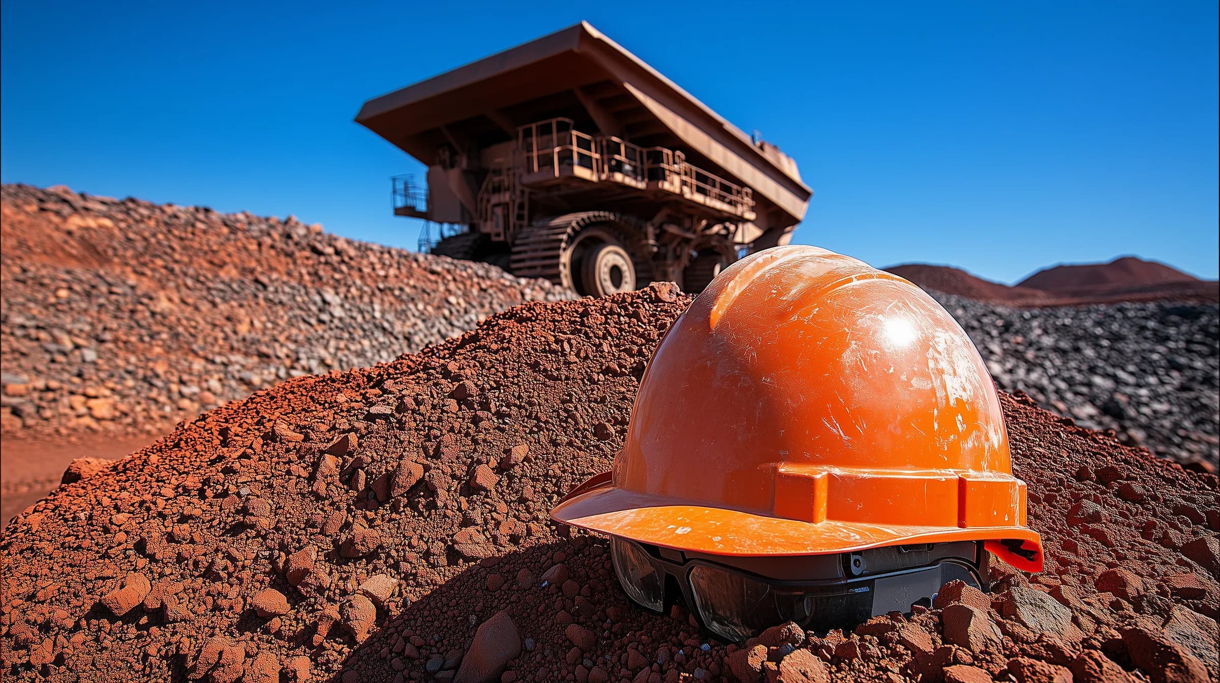Tracked mobile jaw crusher on a Western Australian campaign processing hard rock and ore